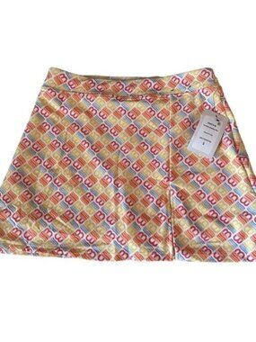Cotton On Multi-color Body Smoothing Basketball Diagonal B Logo Skort Size S NWT